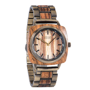 Enyo Wood and Steel Watch