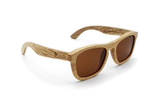 Classic Brown Wood Sunglasses