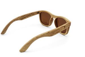 Classic Brown Wood Sunglasses