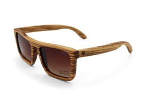 Lizards - Brown Wood Sunglasses