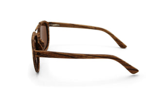 Horizon - Brown Wood Sunglasses