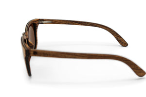 Wave - zebra Wood Sunglasses