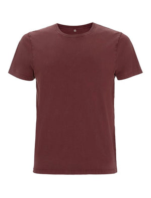 Mens Organic Cotton T Shirt(STONE MAROON)